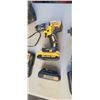 Image 3 : "DEWALT" 20V MAX XR c/w HARD CASE CHARGER, BATTERIES, SOFT TOOL BAG
