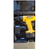 Image 2 : "DEWALT" DW907 3/8" (10MM) VSR CORDLESS TYPE 2 c/w CASE, CHGR, & 2 BATTERIES