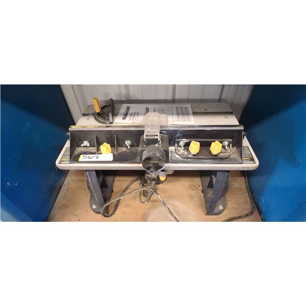 MASTERCRAFT MOUNTED ROUTER TABLE #54-6938-6 COMBO KIT w/ GUIDES ...