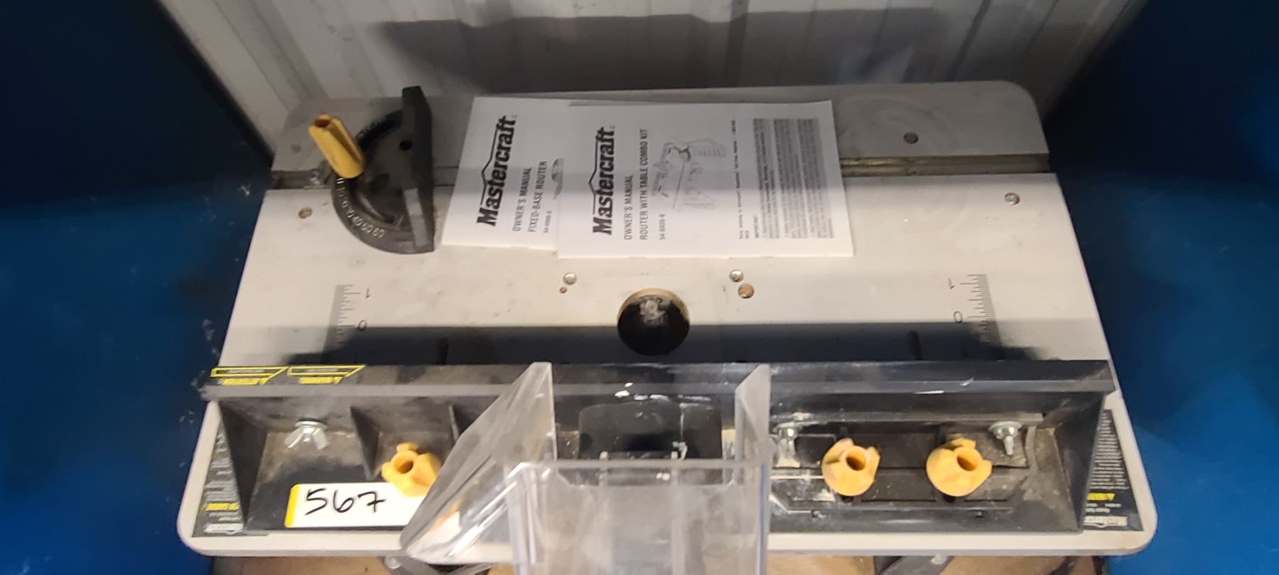 MASTERCRAFT MOUNTED ROUTER TABLE #54-6938-6 COMBO KIT w/ GUIDES ...