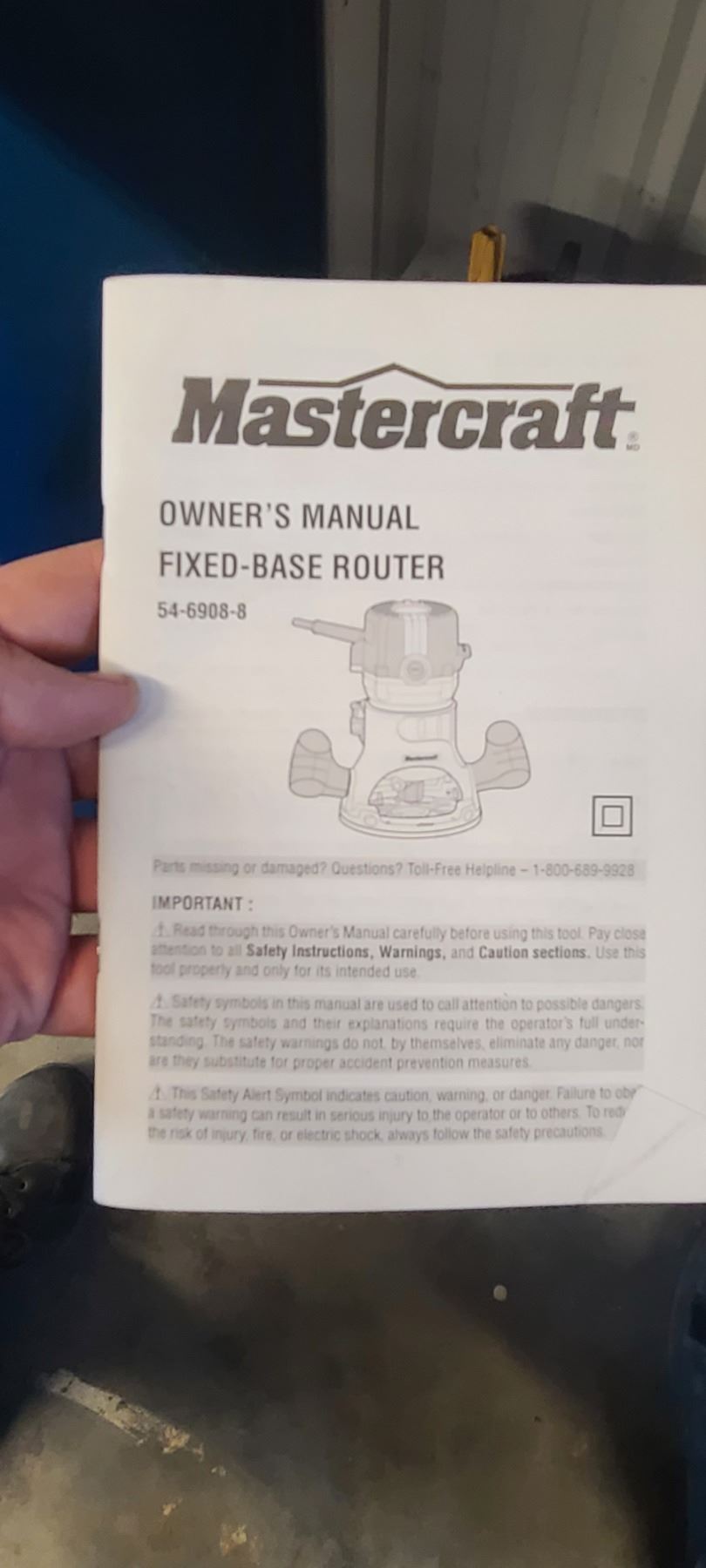 MASTERCRAFT MOUNTED ROUTER TABLE 5469386 COMBO KIT w/ GUIDES