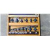 Image 2 : MASTERCRAFT 15 PC CARBIDE-TIPPED ROUTER BIT SET (IN WOOD CASE)