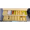 Image 3 : HARD SHELL TACKLE BOXES (X2) SZ. 10 RUBBER BOOTS & HUNTSHIELD HUNTING CUSHION