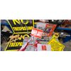 Image 1 : MIXC. ASSORT. SHOP SIGNS, FLAGS, WORK GLOVES, ETC