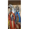 Image 6 : ASSORT. FENCING, TIN SNIPS, SIDE CUT, PLIERS, ETC.