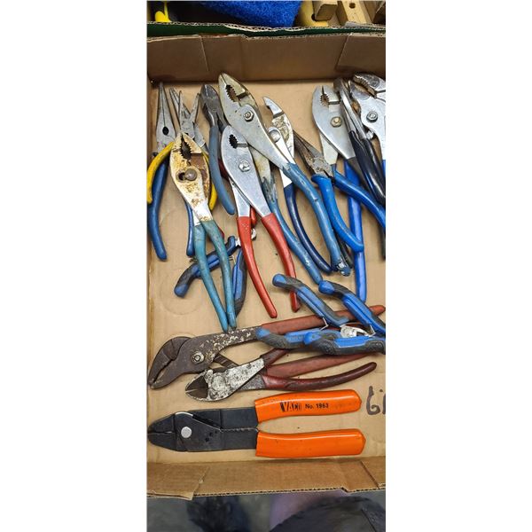 FLAT MISC. PLIERS (REGULAR, WIRE, STRIPPING, ETC.)