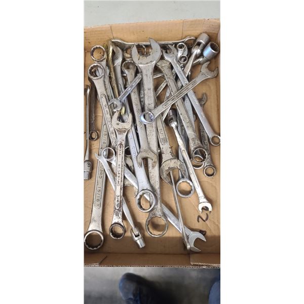 FLAT MISC COMBINATION BOX & OPEN WRENCHES