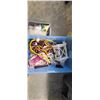 Image 1 : BLUE BIN ASSORT. LINE, BUNGEE & CAMPING/CRAFT CORDS & HATCHET