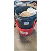 Image 1 : AGRIBLOCK CATTLE FEEDER & CHOP BAG; APPROX 56L REFUSE BIN