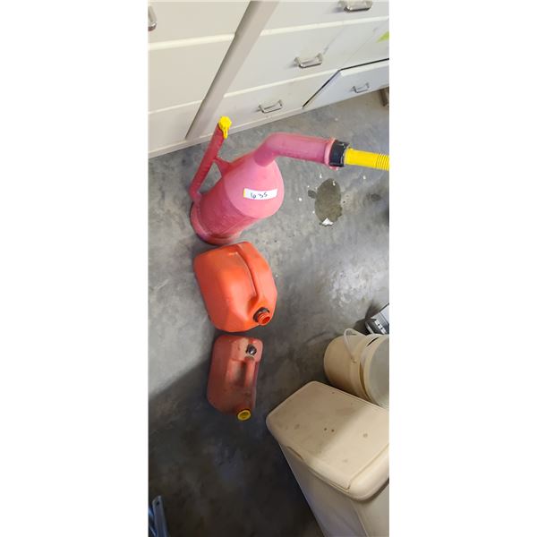 FLAT MISC. FUEL CANS & ACCESS.