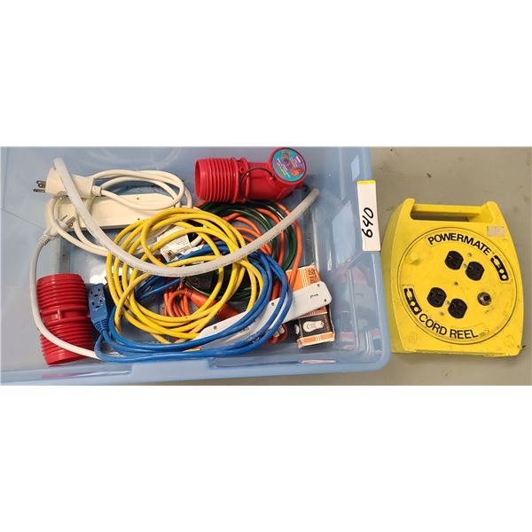 RV CORDS, CORD REEL; RV SEWER ADAPTORS, ETC.