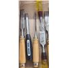 Image 2 : VARIOUS FULLER AND OTHER MISC. BRANDED WOOD CHISELS