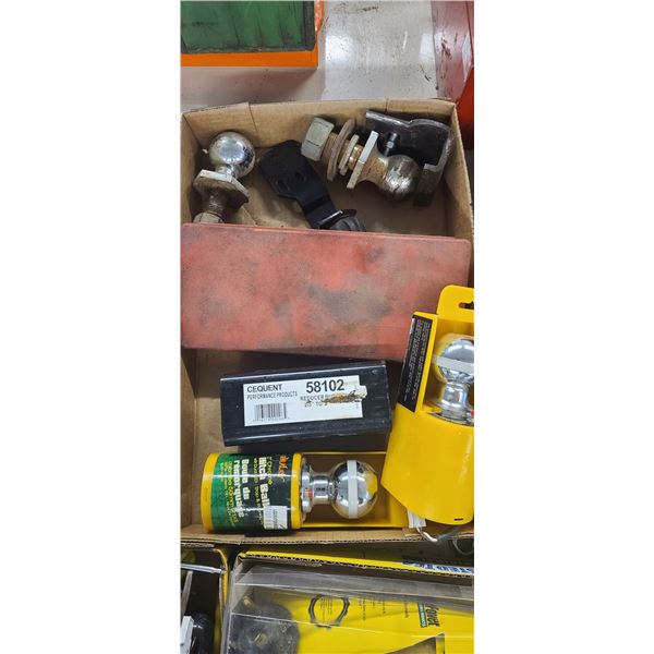 LOT OF ASSORTED BALL, HITCH & RECEIVERS