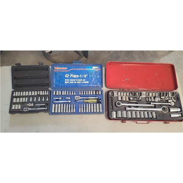 STANLEY AND WESTWARD  SOCKET AND NUT DRIVER SET,