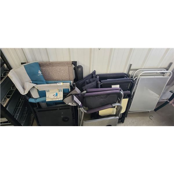 LOT OF CAMPING CHAIRS