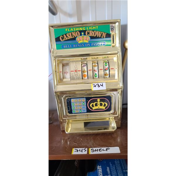 CASINO CROWN SLOT MACHINE, WORKS