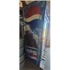 Image 3 : COMMERCIAL DOUBLE GLASS DOOR PEPSI FRIDGE - LOCATED IN DAYSLAND