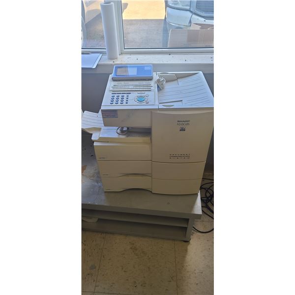 SHARP DC 635 TELECOMUNICATION PRINTER, FAX MACHINE WORKS LOCATED IN DAYSLAND