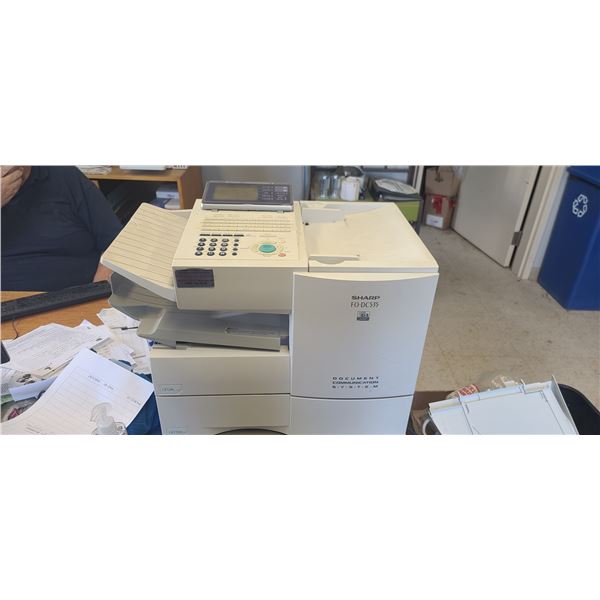 SHARP DC 535 TELECOMUNICATION PRINTER, FAX MACHINE WORKS LOCATED IN DAYSLAND