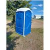 Image 1 : BLUE PLASTIC POLY OUTHOUSE