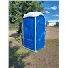 Image 2 : BLUE PLASTIC POLY OUTHOUSE