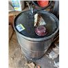 Image 1 : 45 GAL OIL DRUM, CAPS AND PUMP PIPE