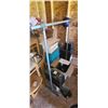 Image 1 : CLOTHES RACK, BOX OF HATS, FLIGHT BAG & FOOTSTOOL & ITEMS IN RAFTERS. SEE PICS.