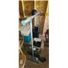Image 2 : CLOTHES RACK, BOX OF HATS, FLIGHT BAG & FOOTSTOOL & ITEMS IN RAFTERS. SEE PICS.