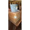 Image 1 : MILK FEEDING BUCKET, PLUGS +  EGG CRATE C/W CHRISTMAS ITEMS
