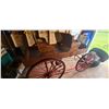 Image 5 : HORSE DRAWN WAGON OAK BUGGY, 16 SPOKE WOOD WHEELS, DUAL LEAF SPRINGS & SLEIGH UNIT