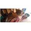 Image 6 : HORSE DRAWN WAGON OAK BUGGY, 16 SPOKE WOOD WHEELS, DUAL LEAF SPRINGS & SLEIGH UNIT