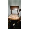 Image 2 : 2 ANTIQUE CHAIRS & ANTIQUE PLANT STAND