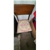 Image 3 : 2 ANTIQUE CHAIRS & ANTIQUE PLANT STAND