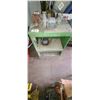 WOOD BENCH W GRINDER & SMALL VICE