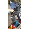 Image 8 : 4 FOLDING CHAIRS, 2 GARBAGE CANS CHRISTMAS GOODS & POP-UP GREEN HOUSE