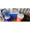 Image 1 : 4 COOLERS & WATER JUG