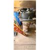 Image 1 : ENTERPRISE' WOOD STOVE; PROPANE LAVA ROCK PORT-A-FIRE PIT & ROTISSERAIRE (NEW)