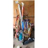 Image 2 : TOMATO CAGES(4), ASSORTED GARDEN &  YARD TOOLS