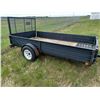 Image 5 : 6 X 12 FT. SINGLE AXLE TRAILER W/ RAMP & SIDES (NO VIN# FOUND) X285-36