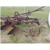 Image 2 : ANTIQUE PLOW W/ STEEL WHEELS JD458