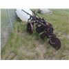 Image 4 : ANTIQUE PLOW W/ STEEL WHEELS JD458