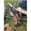 Image 9 : 6 X 14 FT. METAL PIPE RACK/CATTLE GATE C/W ALL ITEMS ON TOP + CULVET