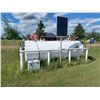 Image 2 : MERIDIAN 2 COMPARTMENT TANK 2007, 4300 LITRES C/W SKID & 2 PUMPS, METERS, SOLAR SYSTEM