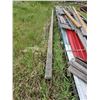 Image 8 : WOOD ROUND & SQUARE POST; ASSORTED METAL CLADDING