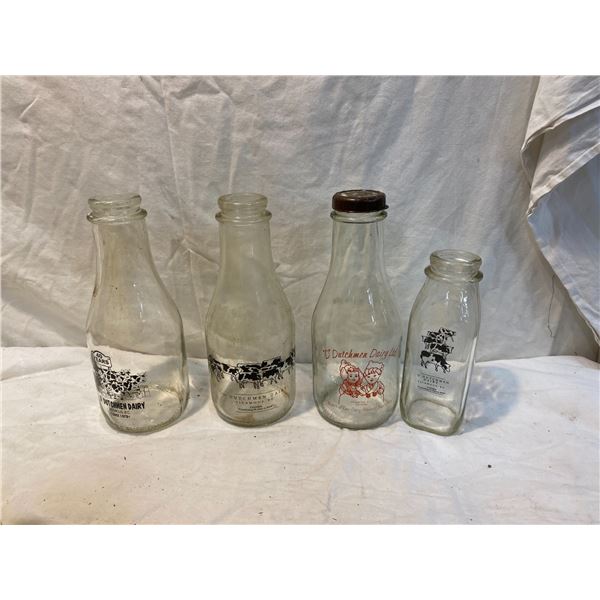 Milk bottles
