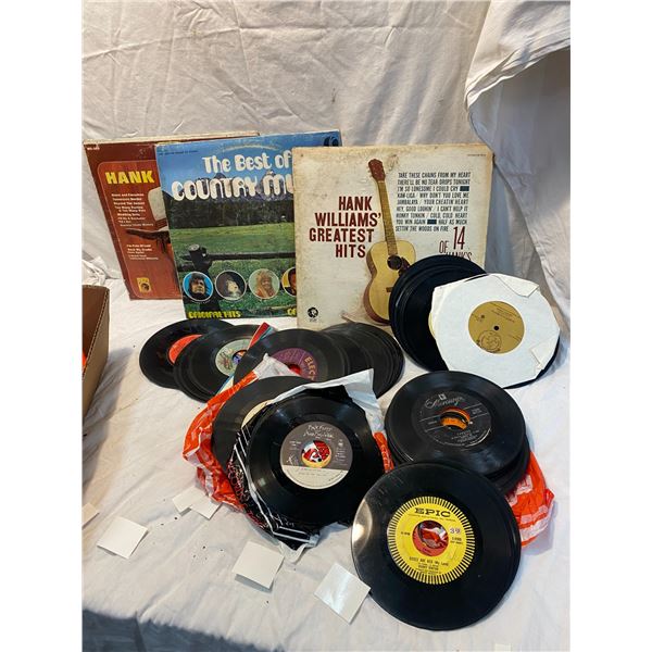 Records and 45's