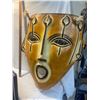 Large pottery mask wall hanging
