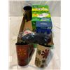 Image 1 : Swiffer, mugs, s&p , frame and eye mask