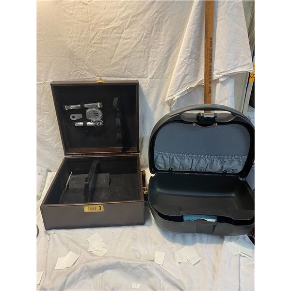 Sampsonite hard shell travel case and other case