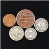 Image 2 : 5 Misc Coins LIGHTLY CIRCULATED